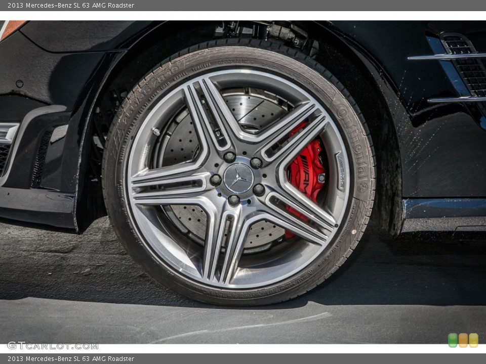 2013 Mercedes-Benz SL 63 AMG Roadster Wheel and Tire Photo #78290304