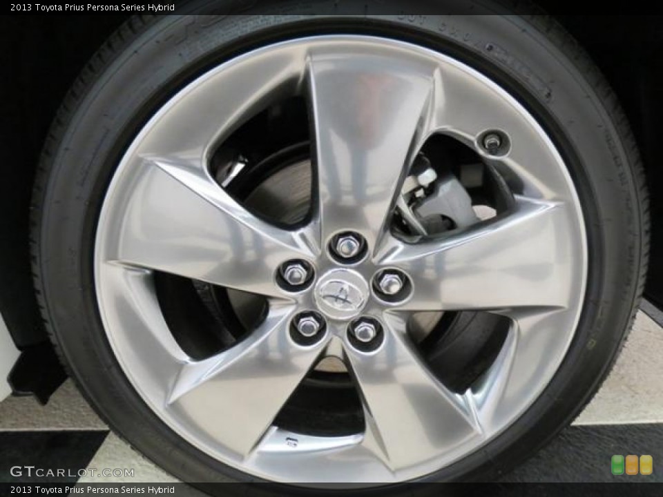 2013 Toyota Prius Persona Series Hybrid Wheel and Tire Photo #78292315