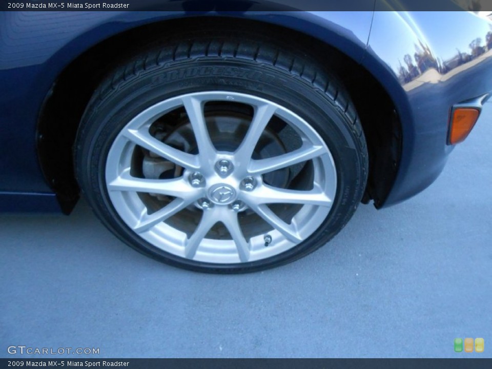 2009 Mazda MX-5 Miata Sport Roadster Wheel and Tire Photo #78295372