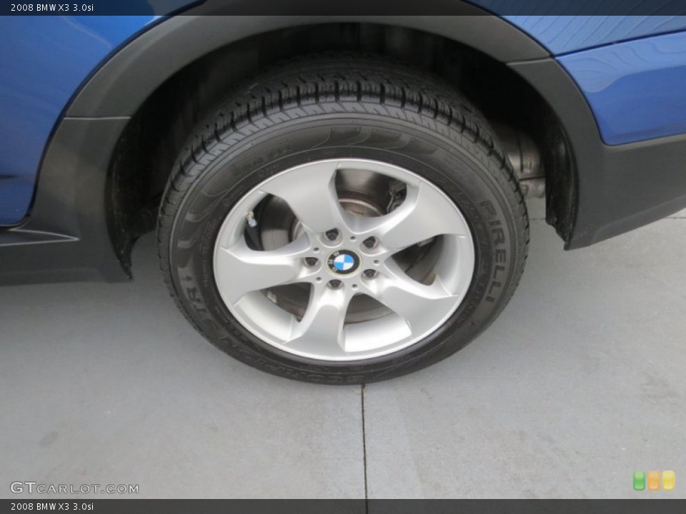 2008 BMW X3 3.0si Wheel and Tire Photo #78296026