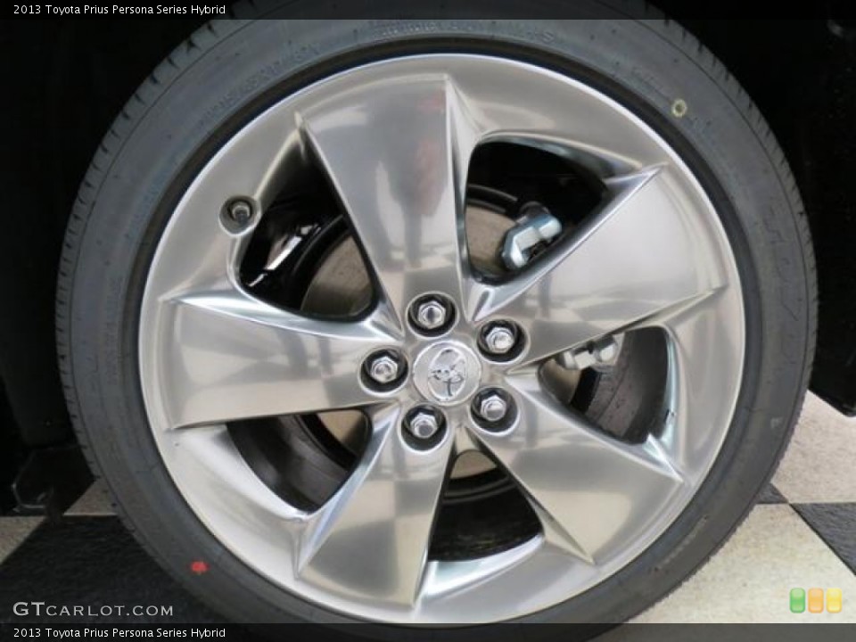 2013 Toyota Prius Persona Series Hybrid Wheel and Tire Photo #78296488