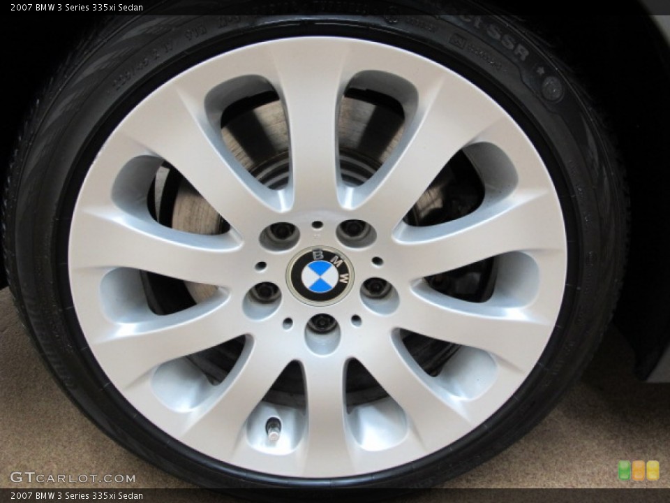 2007 BMW 3 Series 335xi Sedan Wheel and Tire Photo #78304732