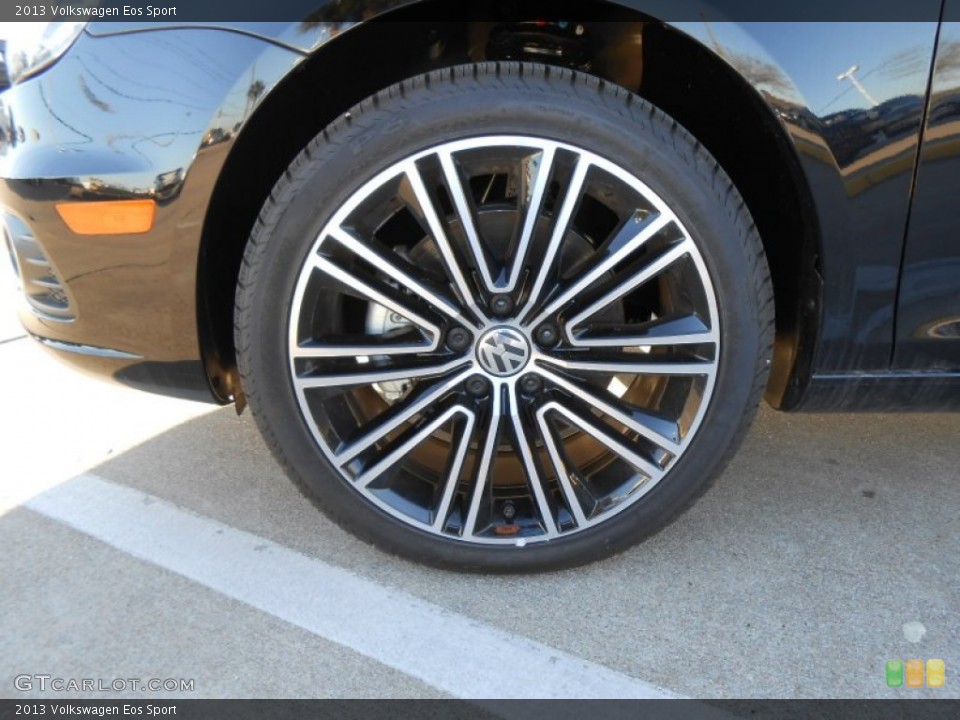 2013 Volkswagen Eos Sport Wheel and Tire Photo #78312406