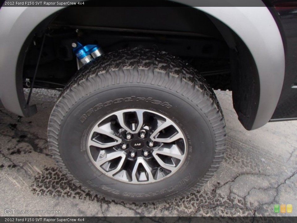 2012 Ford F150 SVT Raptor SuperCrew 4x4 Wheel and Tire Photo #78313107