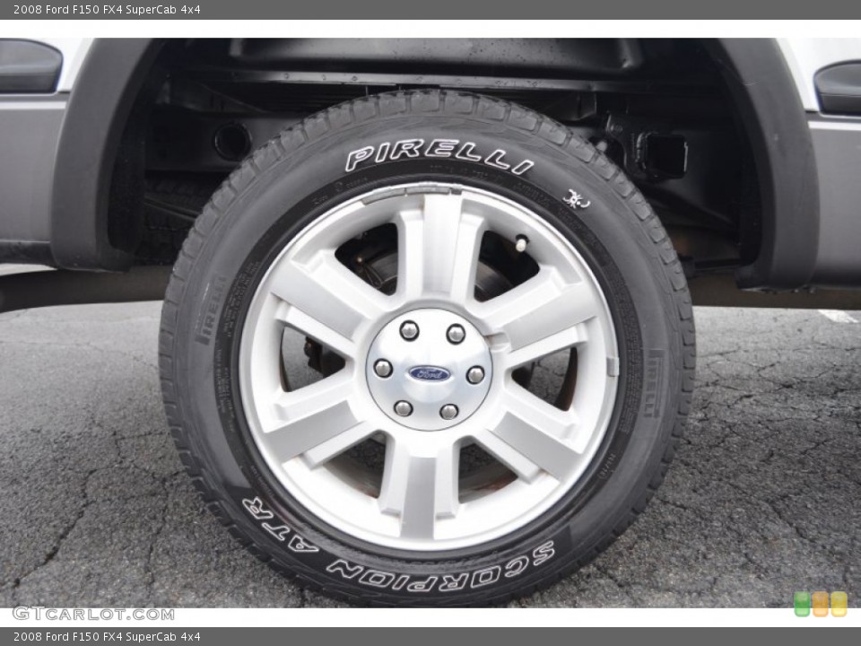 2008 Ford F150 FX4 SuperCab 4x4 Wheel and Tire Photo #78317941