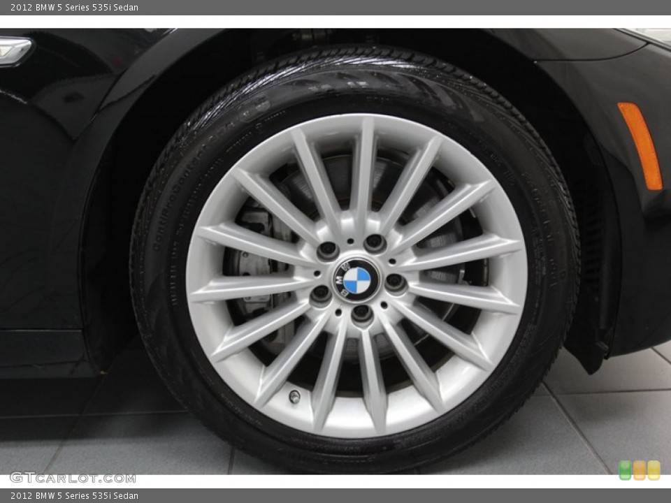 2012 BMW 5 Series 535i Sedan Wheel and Tire Photo #78318058