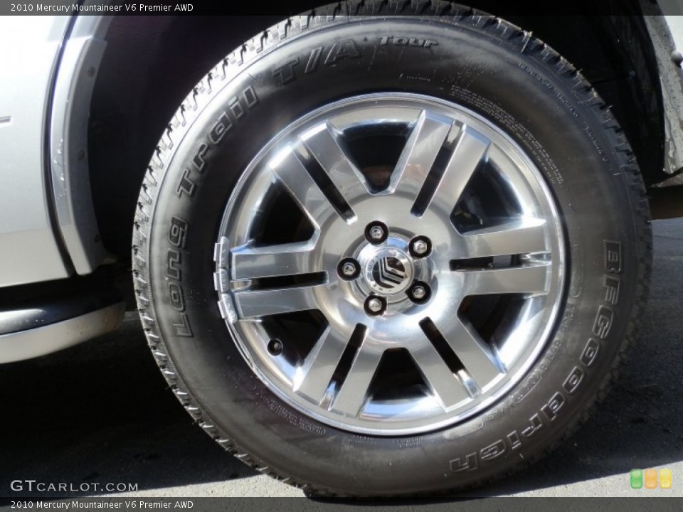 2010 Mercury Mountaineer V6 Premier AWD Wheel and Tire Photo #78320766