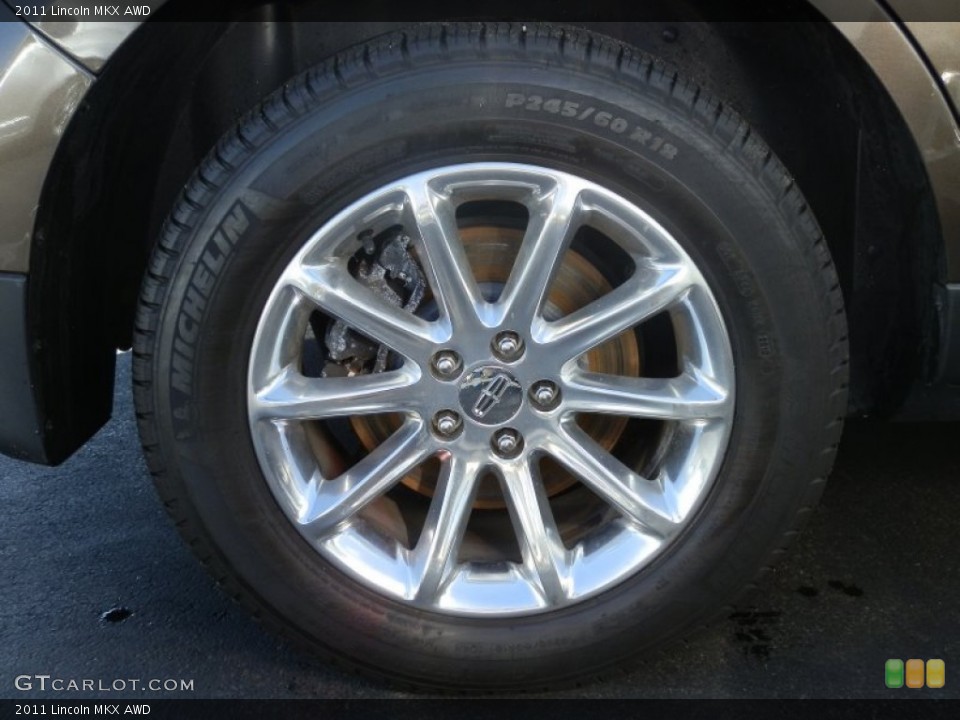 2011 Lincoln MKX AWD Wheel and Tire Photo #78321711