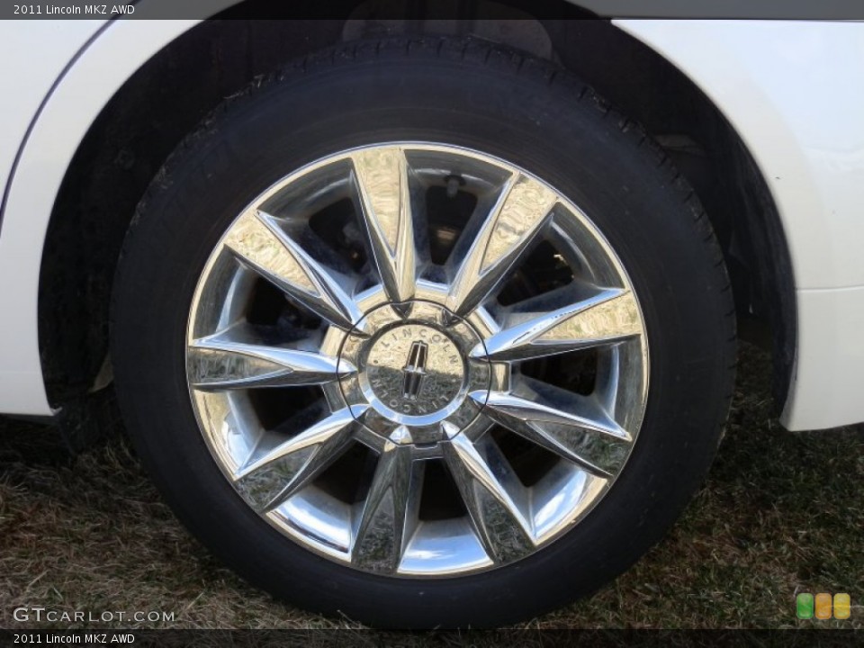 2011 Lincoln MKZ AWD Wheel and Tire Photo #78322593