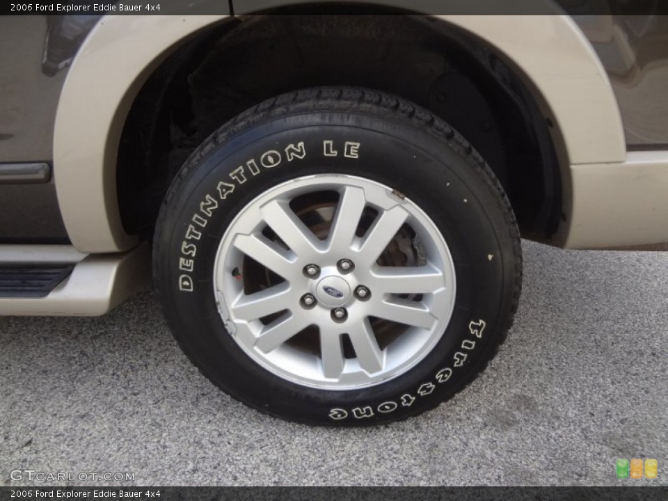 2006 Ford Explorer Eddie Bauer 4x4 Wheel and Tire Photo #78323454