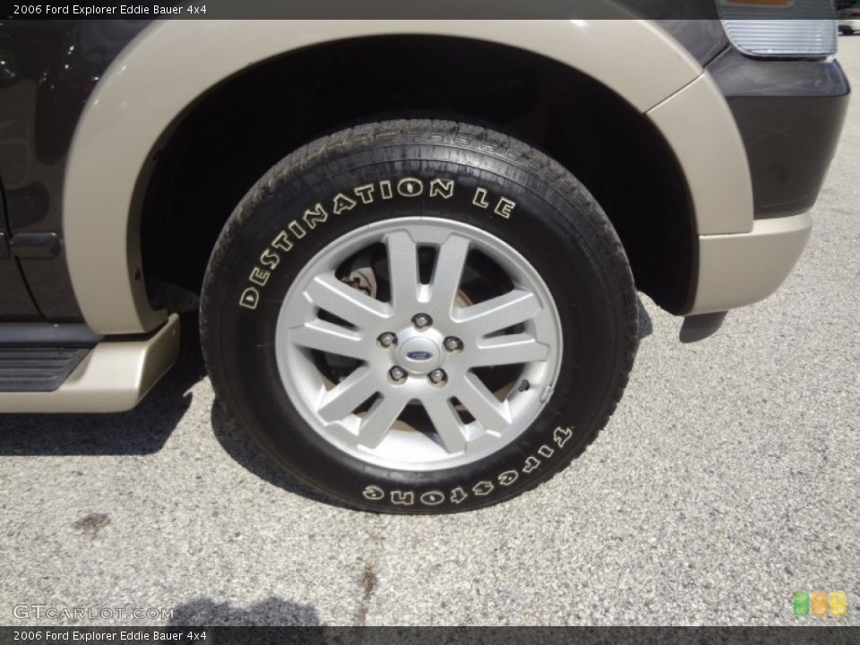 2006 Ford Explorer Eddie Bauer 4x4 Wheel and Tire Photo #78323505