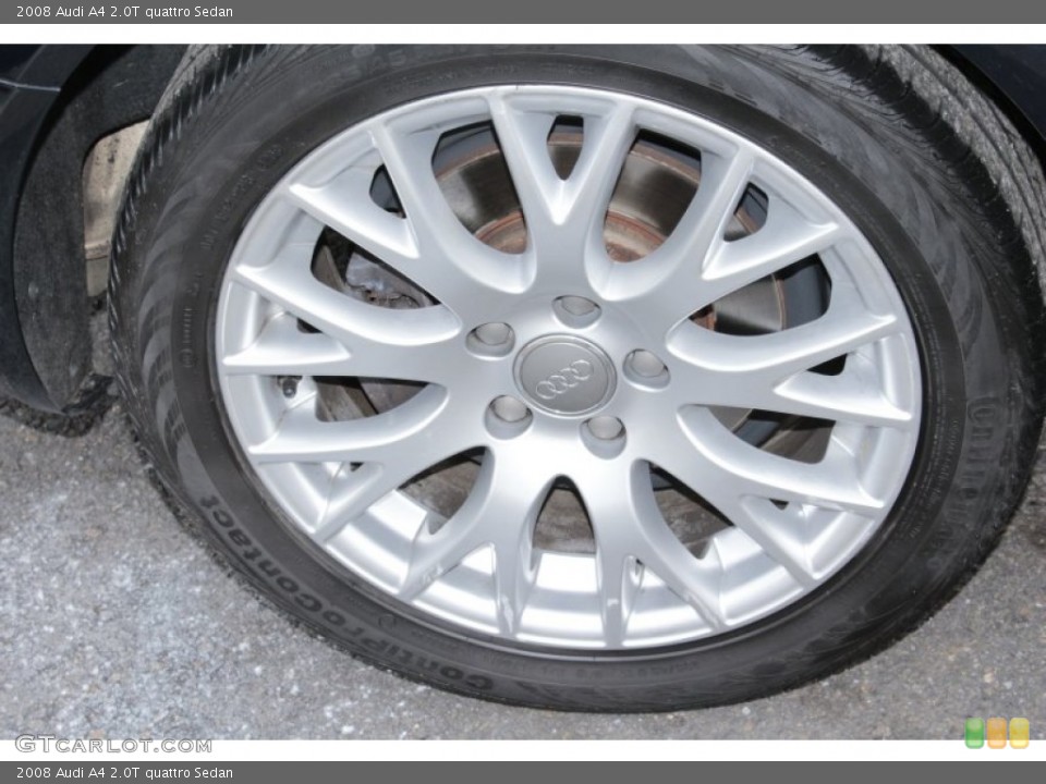 2008 Audi A4 2.0T quattro Sedan Wheel and Tire Photo #78323697