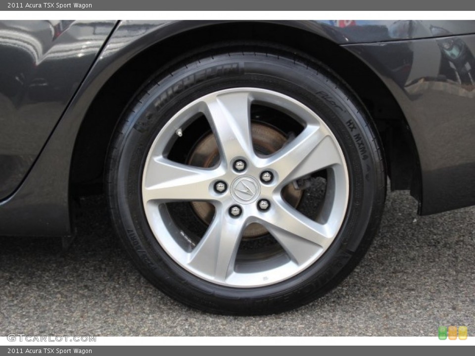 2011 Acura TSX Sport Wagon Wheel and Tire Photo #78327119
