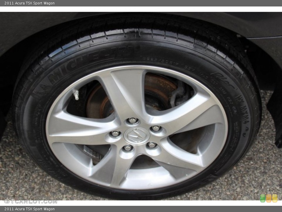 2011 Acura TSX Sport Wagon Wheel and Tire Photo #78327131
