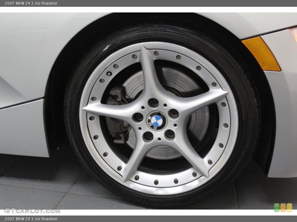 2007 BMW Z4 3.0si Roadster Wheel and Tire Photo #78332325