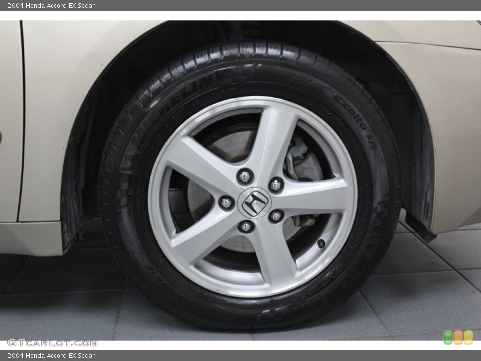 2004 Honda Accord EX Sedan Wheel and Tire Photo #78334256