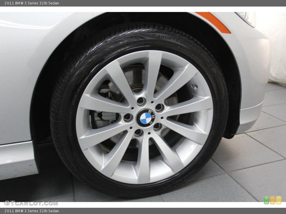 2011 BMW 3 Series 328i Sedan Wheel and Tire Photo #78335811