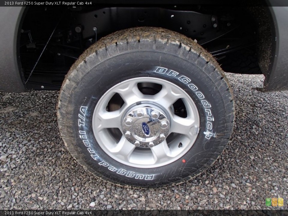 2013 Ford F250 Super Duty XLT Regular Cab 4x4 Wheel and Tire Photo #78336975
