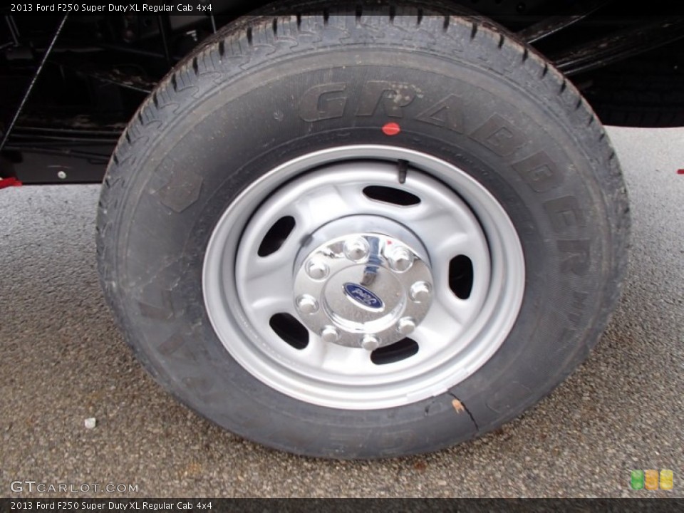 2013 Ford F250 Super Duty XL Regular Cab 4x4 Wheel and Tire Photo #78338565