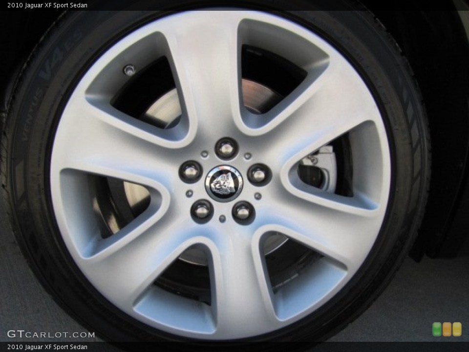 2010 Jaguar XF Sport Sedan Wheel and Tire Photo #78339631