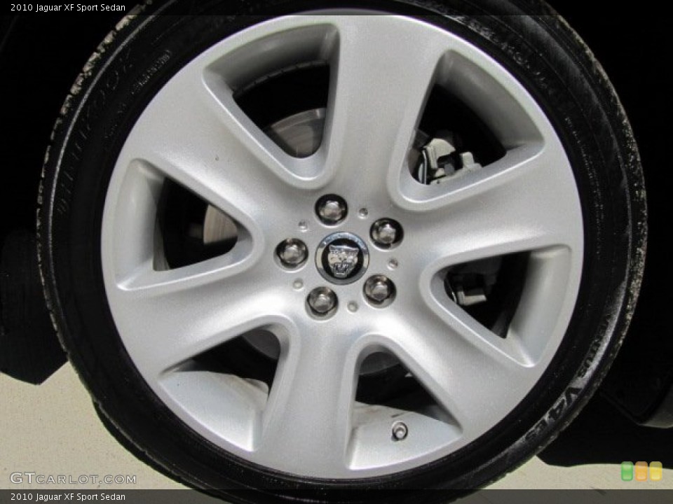 2010 Jaguar XF Sport Sedan Wheel and Tire Photo #78339666