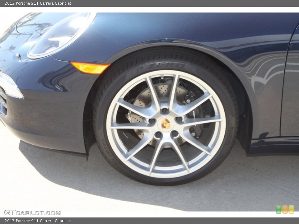 2013 Porsche 911 Carrera Cabriolet Wheel and Tire Photo #78339682