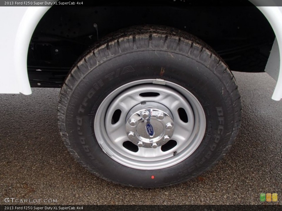 2013 Ford F250 Super Duty XL SuperCab 4x4 Wheel and Tire Photo #78339684