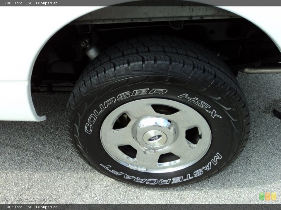 2005 Ford F150 STX SuperCab Wheel and Tire Photo #78340518