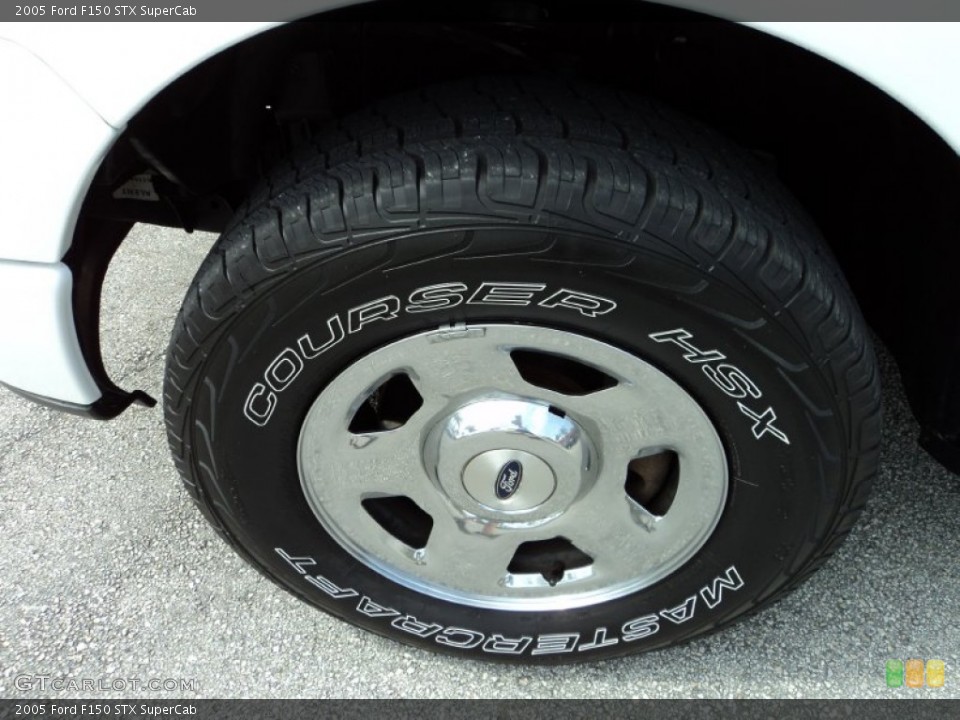 2005 Ford F150 STX SuperCab Wheel and Tire Photo #78340528