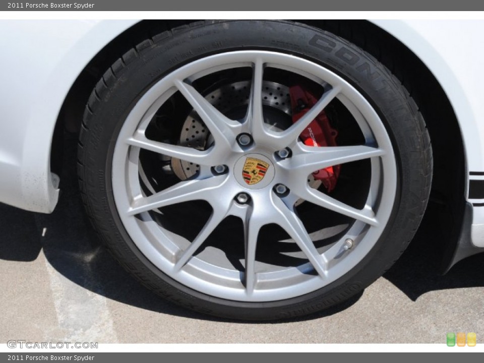 2011 Porsche Boxster Spyder Wheel and Tire Photo #78345990