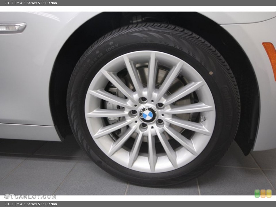 2013 BMW 5 Series 535i Sedan Wheel and Tire Photo #78346163