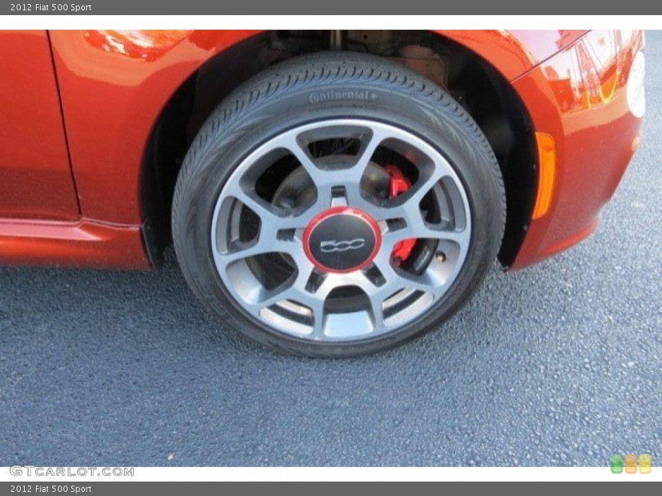 2012 Fiat 500 Sport Wheel and Tire Photo #78350676