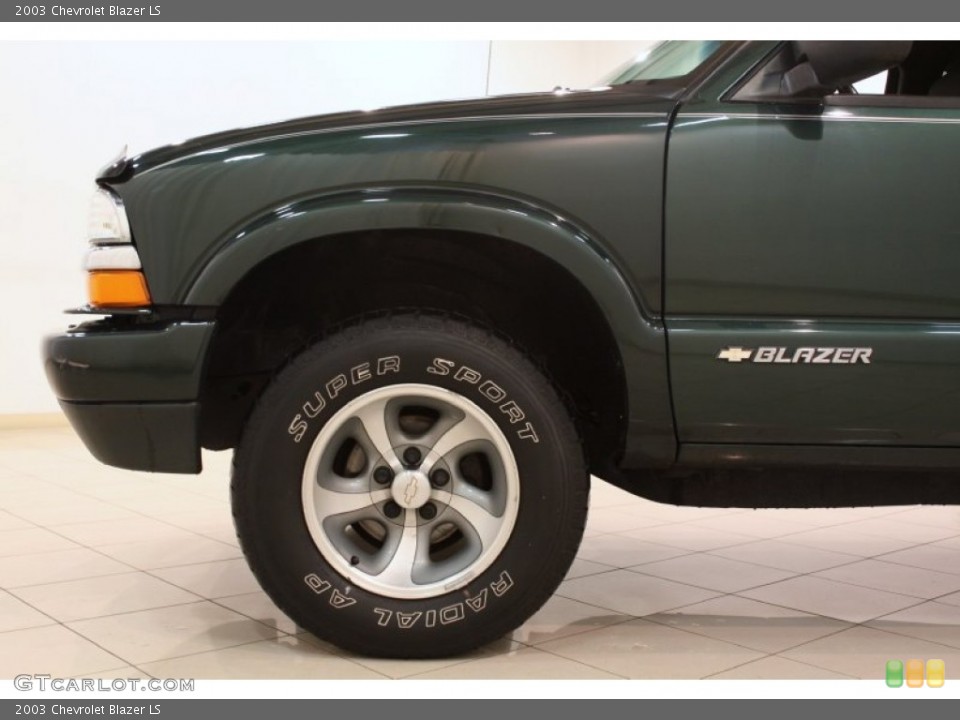 2003 Chevrolet Blazer LS Wheel and Tire Photo #78353496