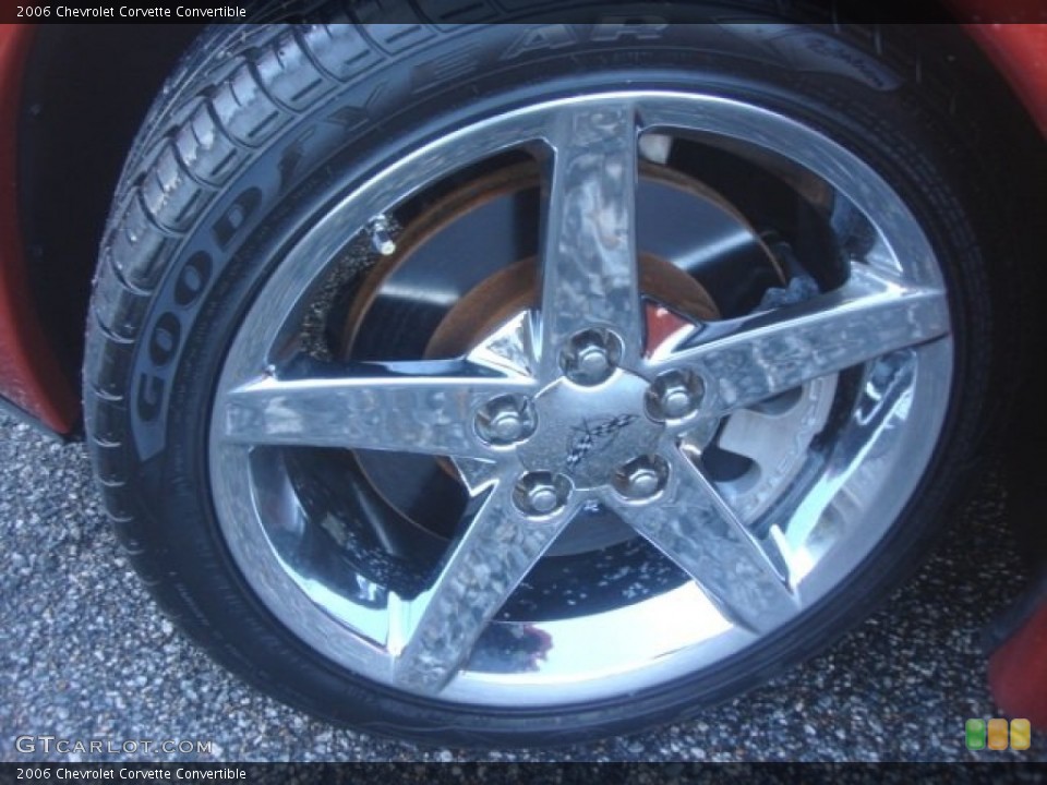 2006 Chevrolet Corvette Convertible Wheel and Tire Photo #78353505