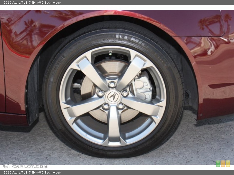 2010 Acura TL 3.7 SH-AWD Technology Wheel and Tire Photo #78359280
