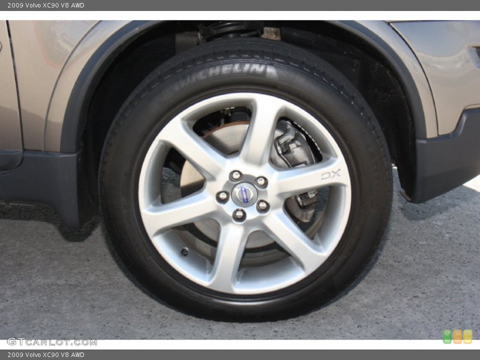 2009 Volvo XC90 V8 AWD Wheel and Tire Photo #78361671