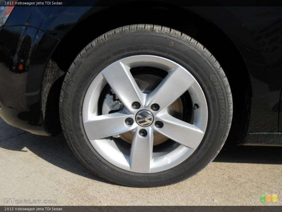2013 Volkswagen Jetta TDI Sedan Wheel and Tire Photo #78362057