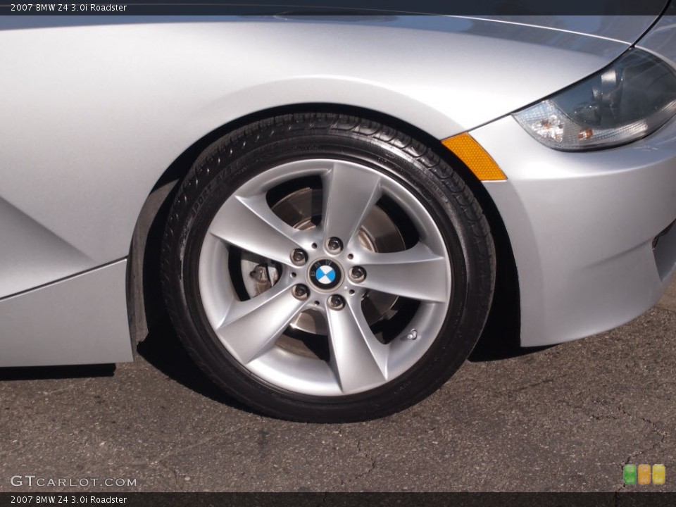 2007 BMW Z4 3.0i Roadster Wheel and Tire Photo #78363687
