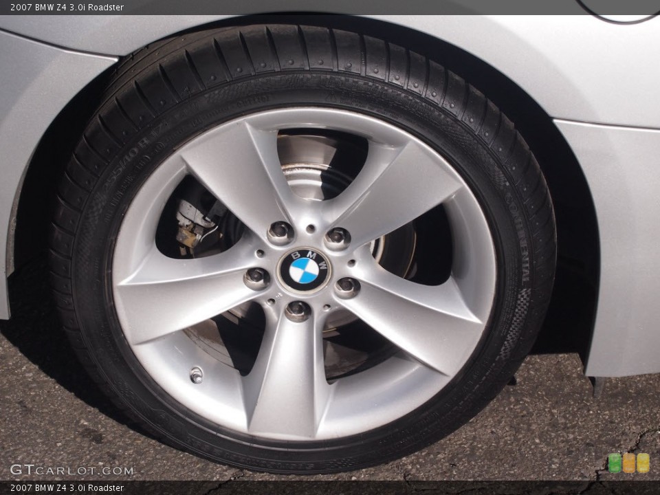 2007 BMW Z4 3.0i Roadster Wheel and Tire Photo #78363702