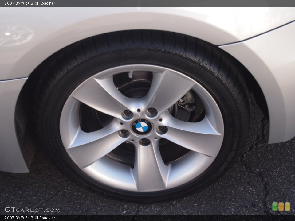 2007 BMW Z4 3.0i Roadster Wheel and Tire Photo #78364046
