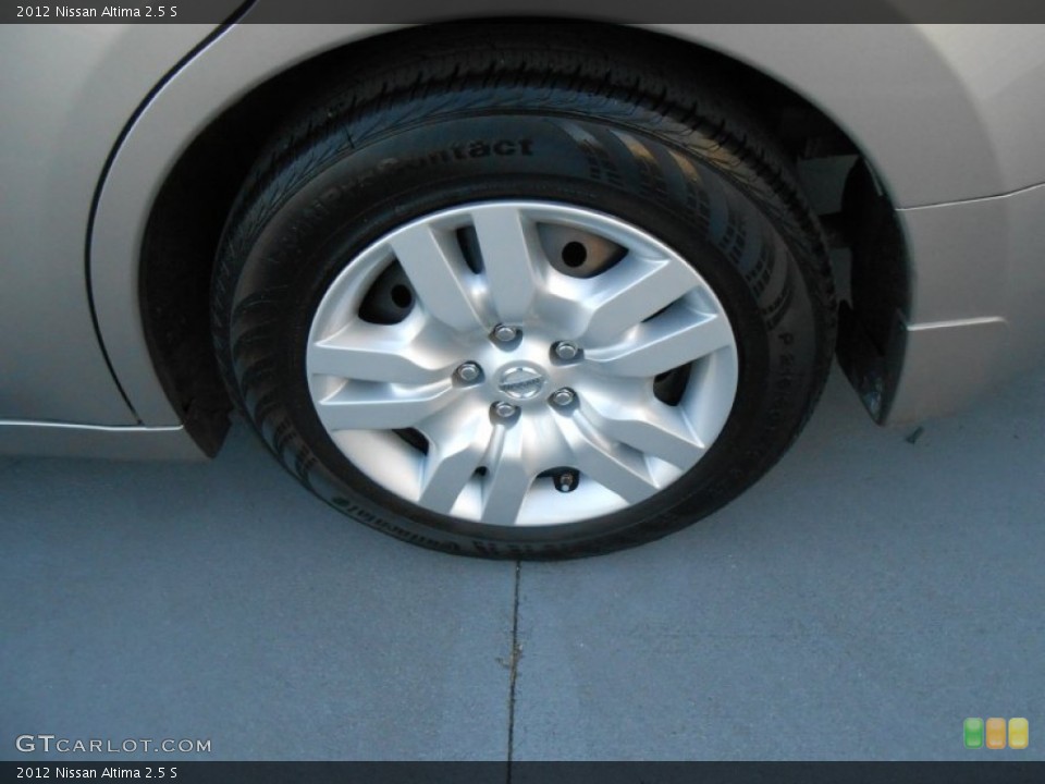 2012 Nissan Altima 2.5 S Wheel and Tire Photo #78365250