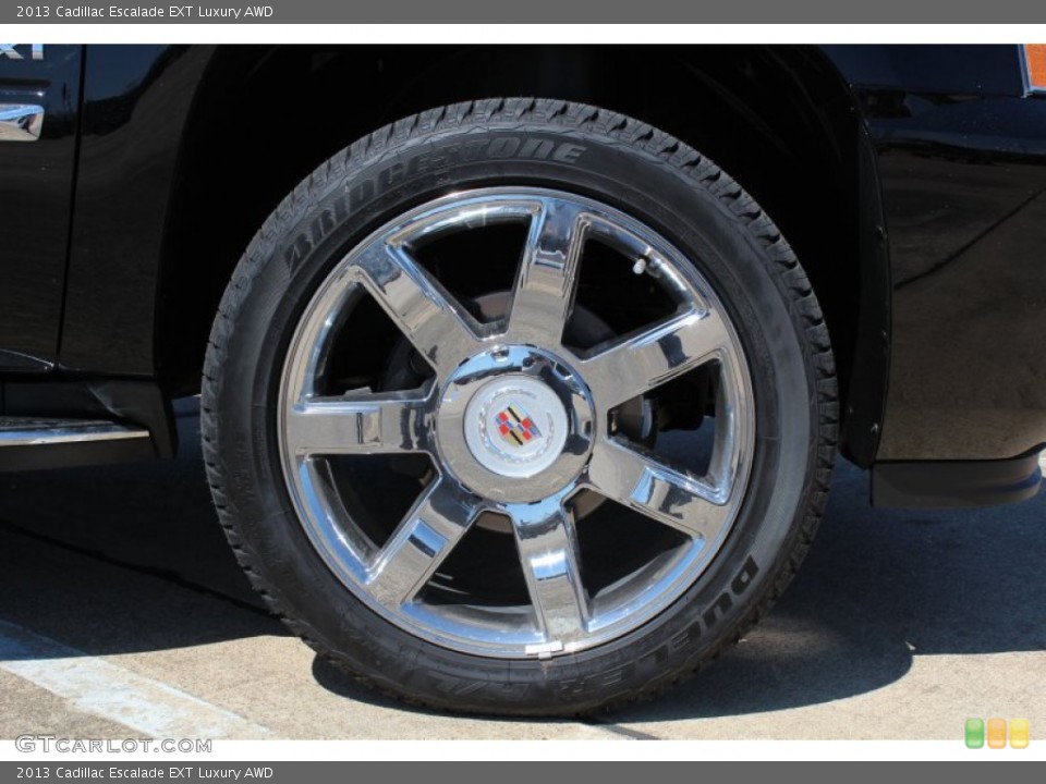 2013 Cadillac Escalade EXT Luxury AWD Wheel and Tire Photo #78368205