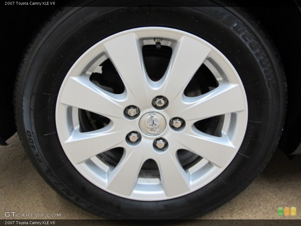 2007 Toyota Camry XLE V6 Wheel and Tire Photo #78370788