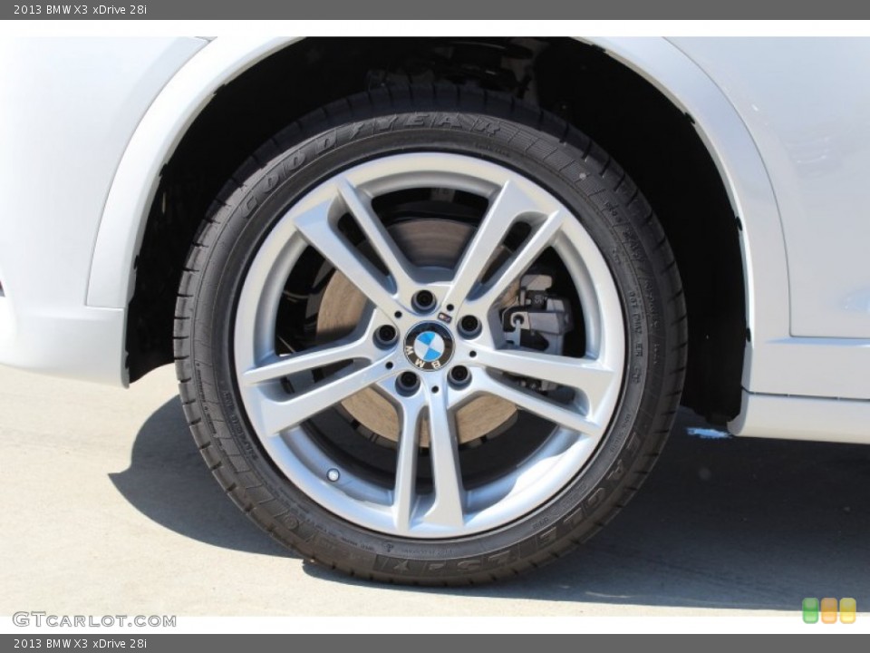 2013 BMW X3 xDrive 28i Wheel and Tire Photo #78371736