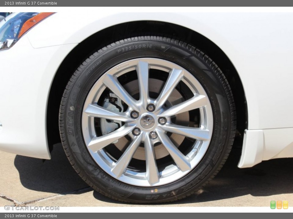 2013 Infiniti G 37 Convertible Wheel and Tire Photo #78372708