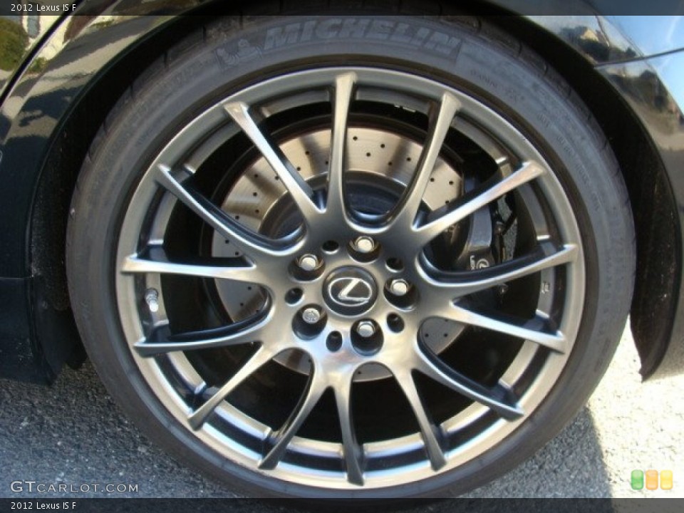 2012 Lexus IS F Wheel and Tire Photo #78377768