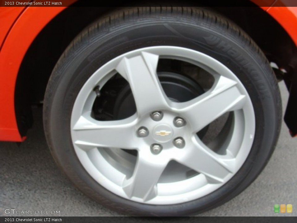 2013 Chevrolet Sonic LTZ Hatch Wheel and Tire Photo #78378213