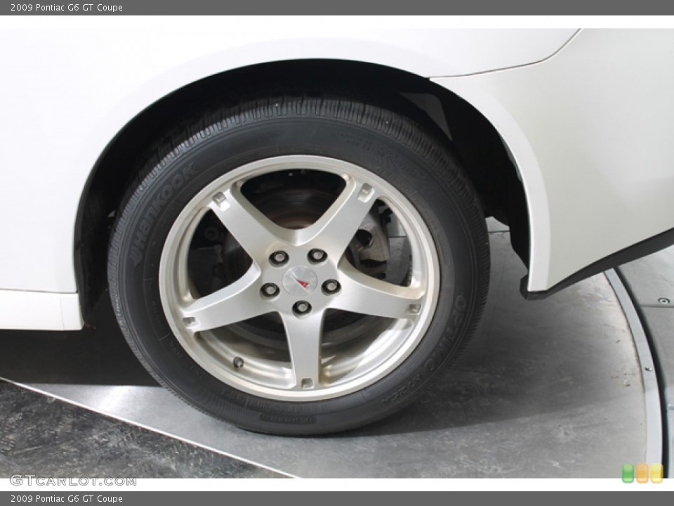 2009 Pontiac G6 GT Coupe Wheel and Tire Photo #78382540