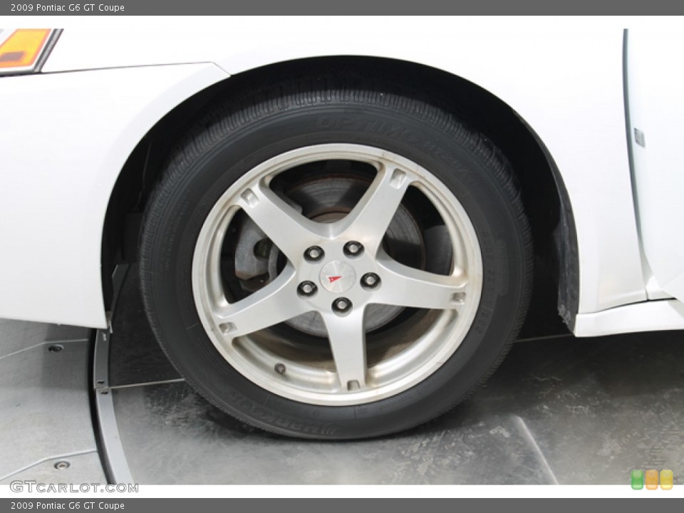 2009 Pontiac G6 GT Coupe Wheel and Tire Photo #78382607