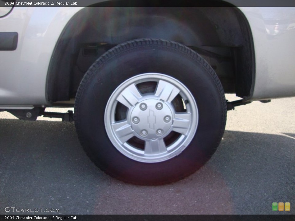 2004 Chevrolet Colorado LS Regular Cab Wheel and Tire Photo #78383138